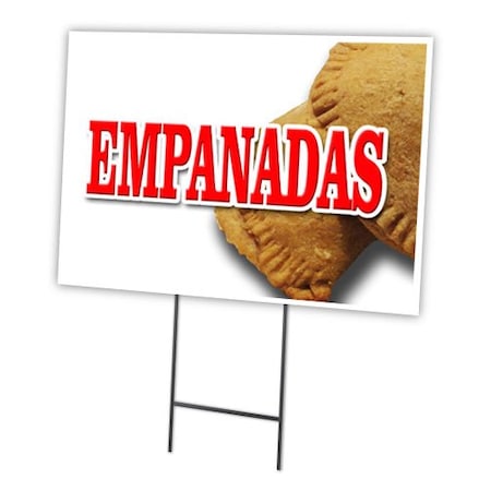 Signmission Empanadas Yard Sign & Stake outdoor plastic coroplast window, C-1824 Empanadas C-1824 Empanadas